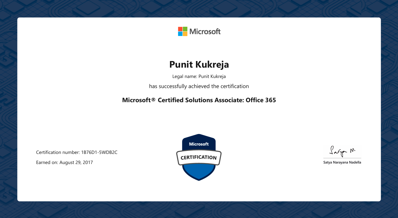 Microsoft Certified Solution Associate - Office 365